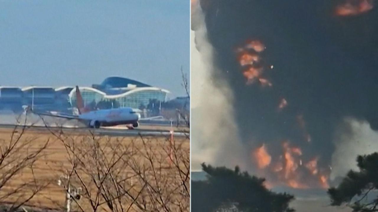 South korean plane crashes